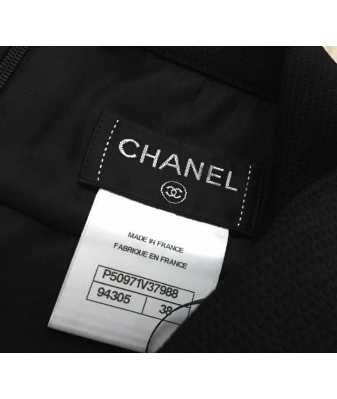 CHANEL Черная шелковая юбка мини, фото 5