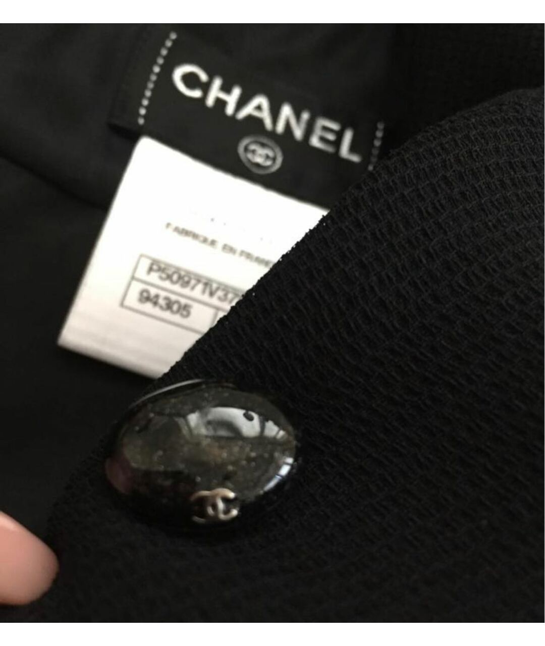 CHANEL Черная шелковая юбка мини, фото 4