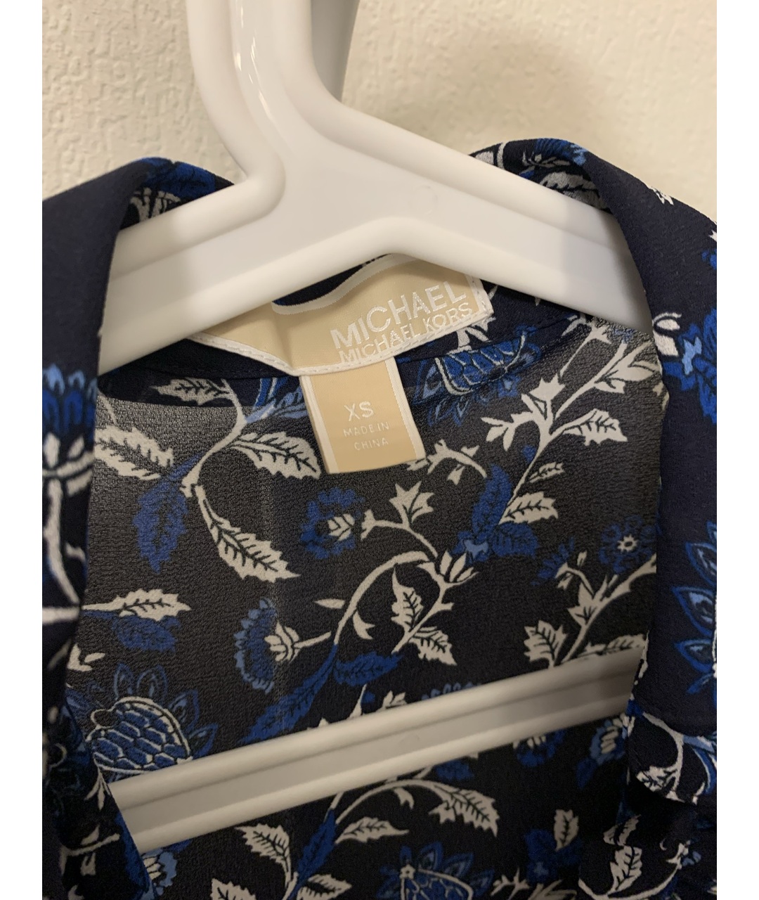 MICHAEL KORS Синяя полиэстеровая рубашка, фото 3