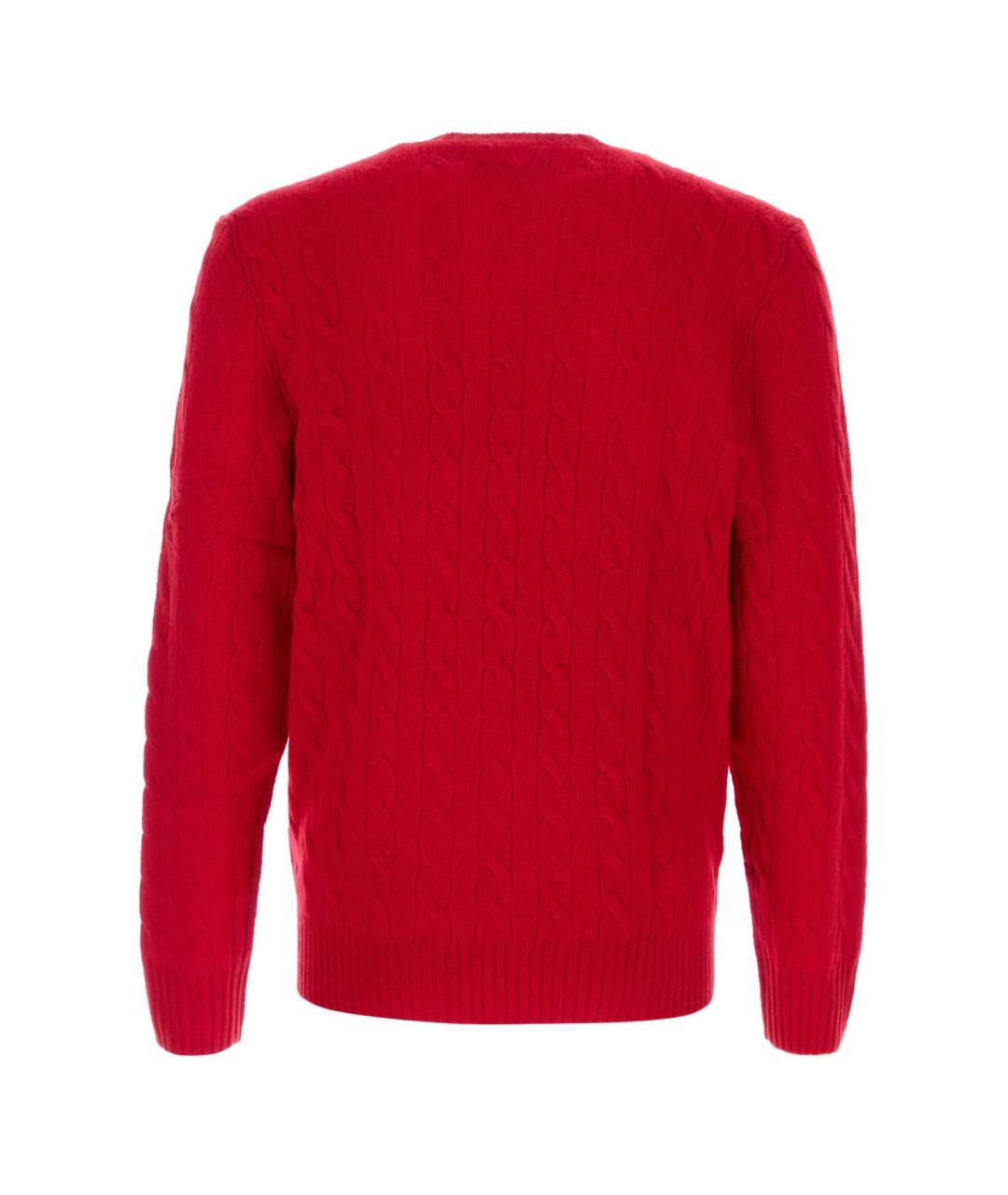 POLO RALPH LAUREN Красный шерстяной джемпер / свитер, фото 2