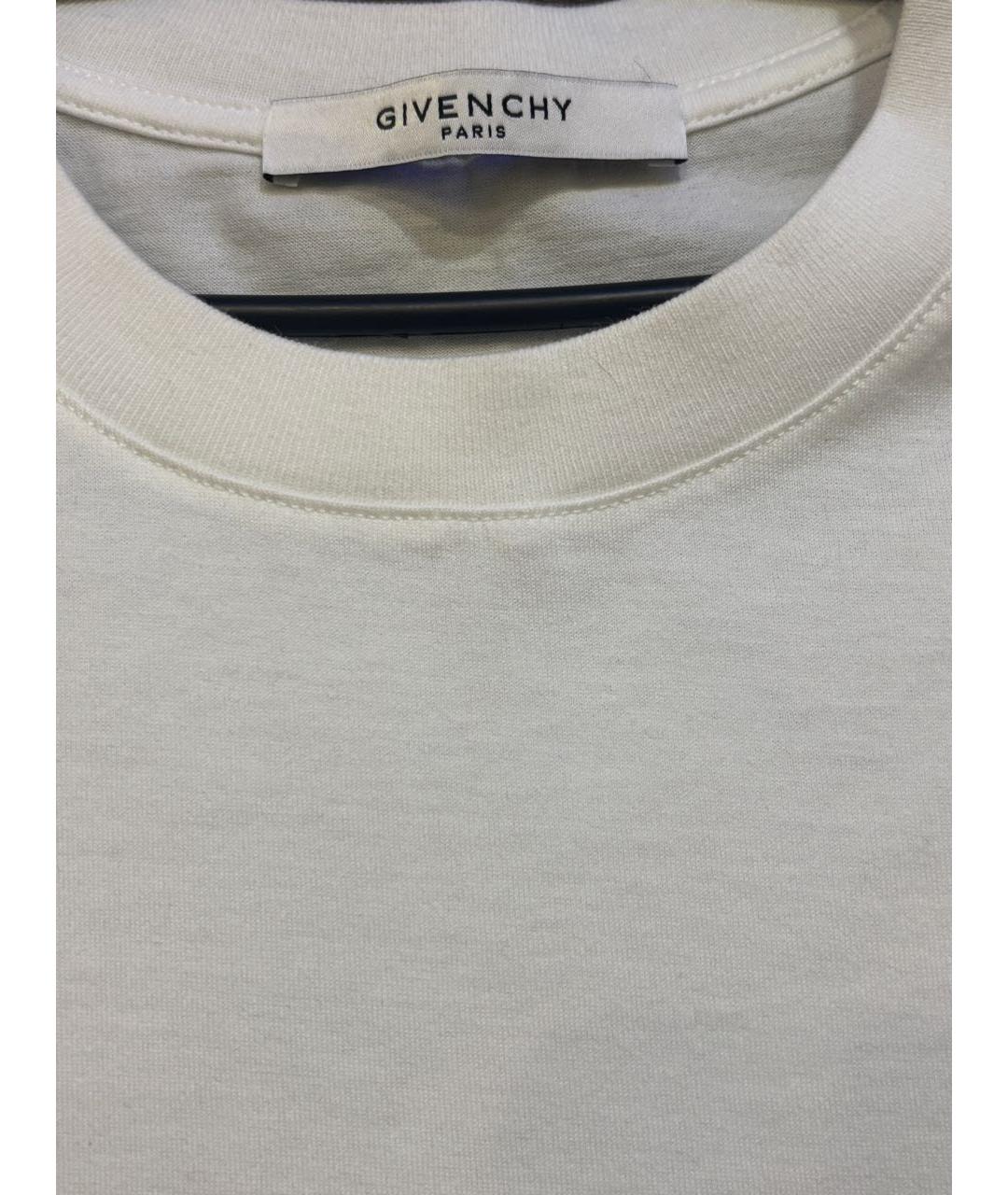 GIVENCHY Белая хлопковая футболка, фото 4