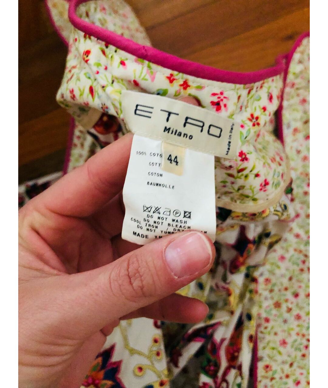 ETRO Мульти хлопковая юбка мини, фото 4
