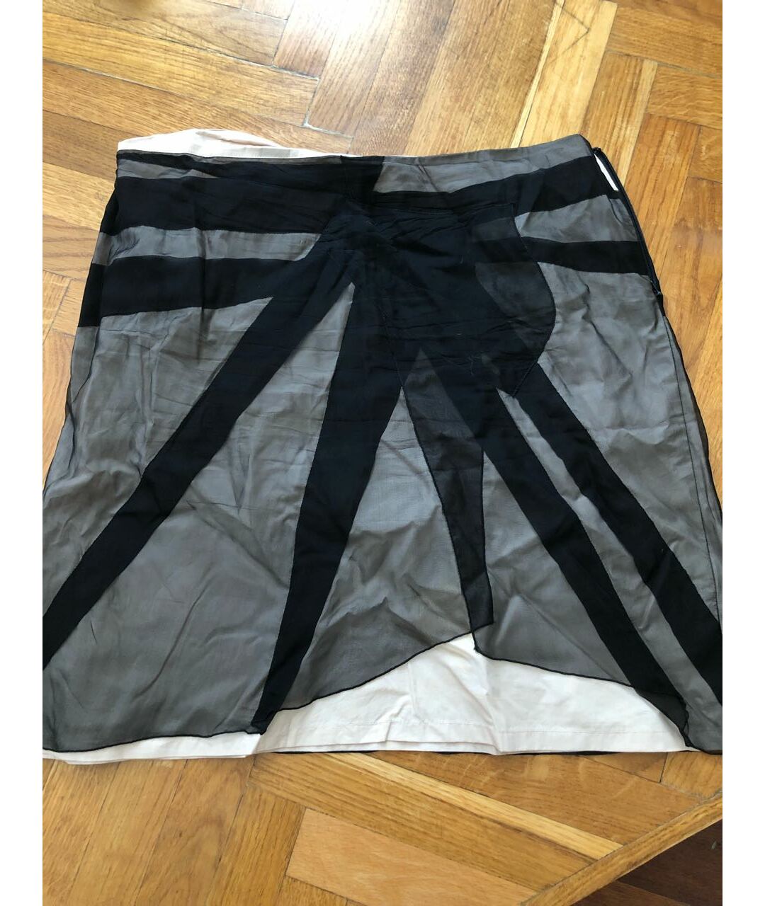BOTTEGA VENETA Мульти шелковая юбка мини, фото 5