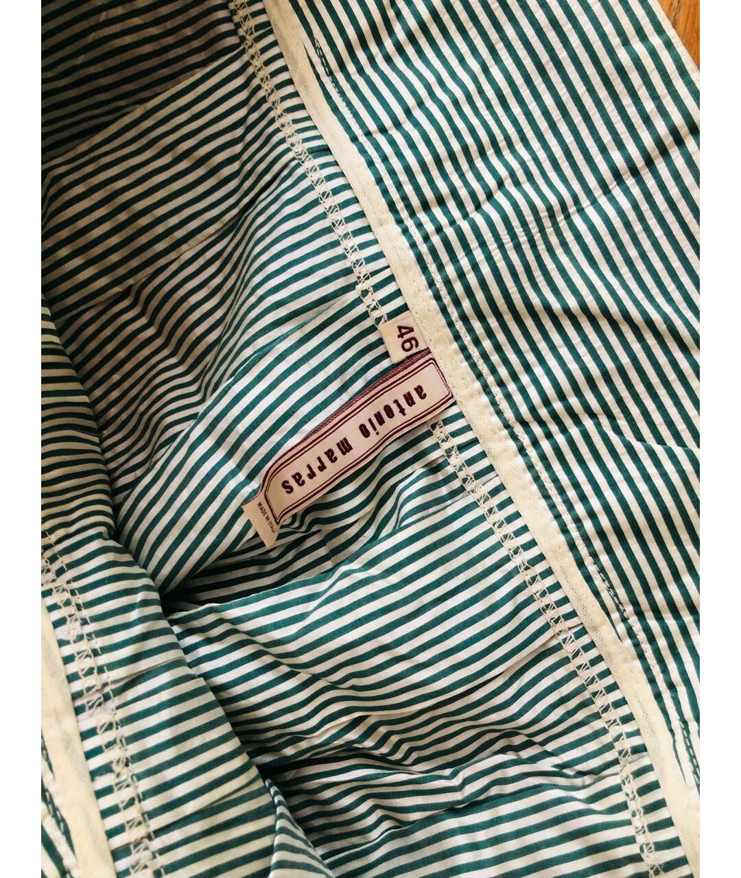 ANTONIO MARRAS Зеленая хлопковая юбка мини, фото 3
