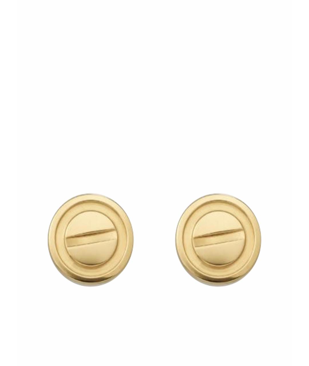 CARTIER Золотые серьги из желтого золота, фото 1
