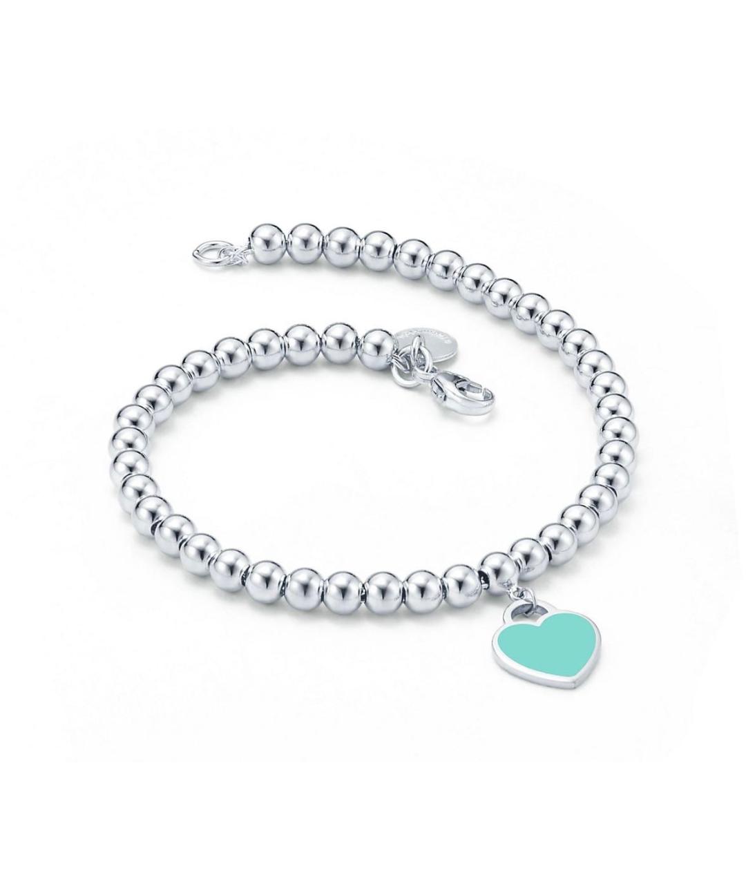 TIFFANY&CO Бирюзовый серебряный браслет, фото 3