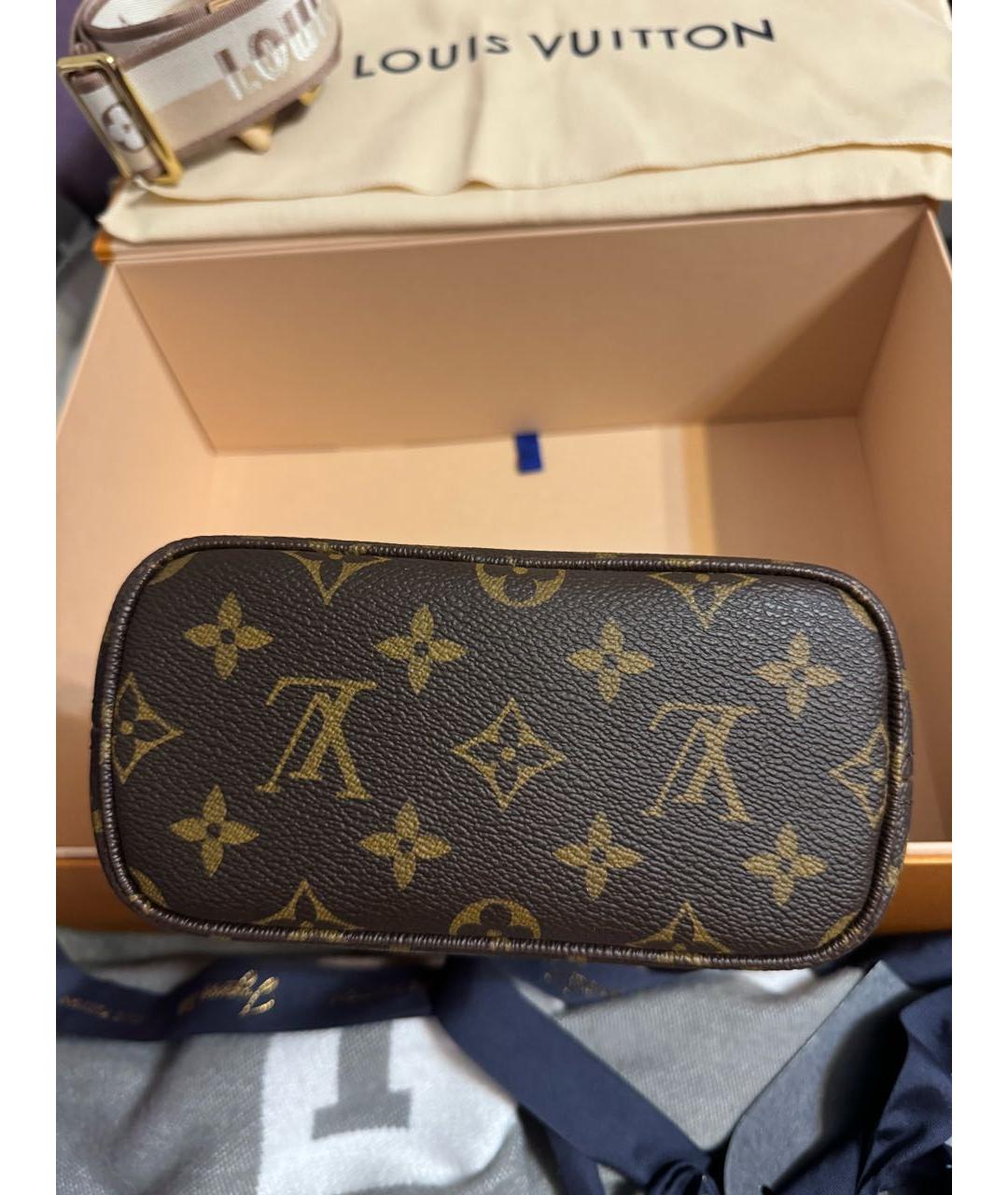 LOUIS VUITTON Коричневая сумка через плечо, фото 3