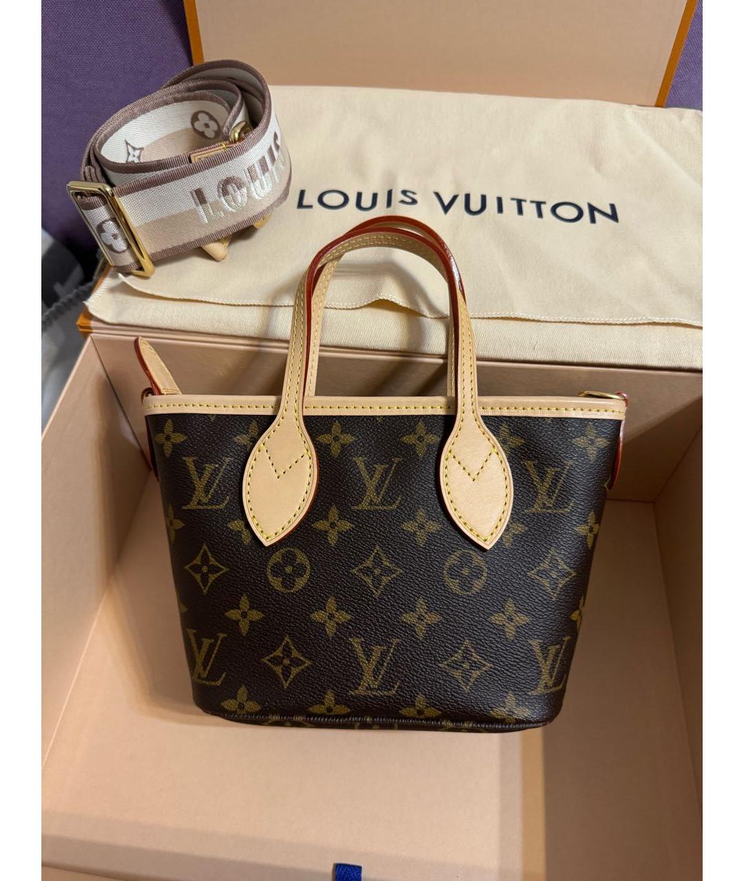 LOUIS VUITTON Коричневая сумка через плечо, фото 2