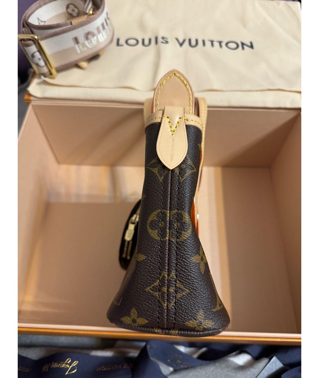 LOUIS VUITTON Коричневая сумка через плечо, фото 4