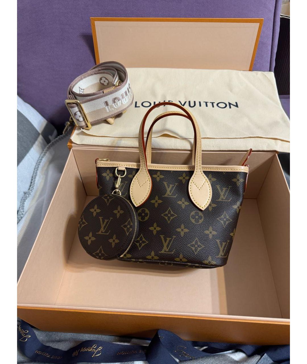 LOUIS VUITTON Коричневая сумка через плечо, фото 8