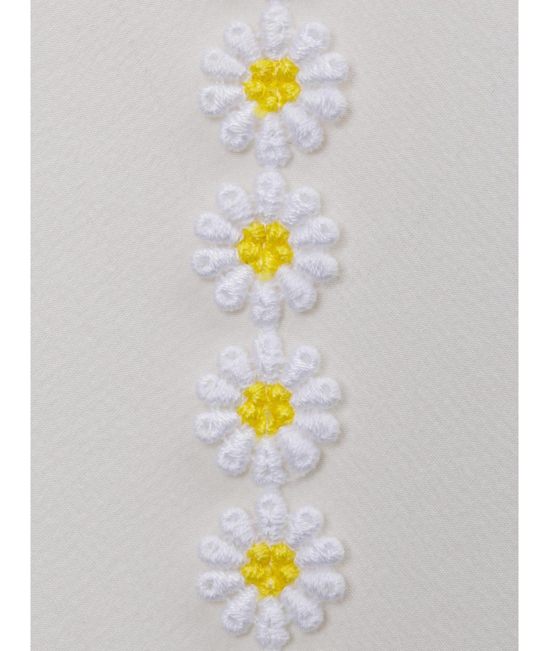 DOLCE&GABBANA Белая шелковая блузы, фото 3