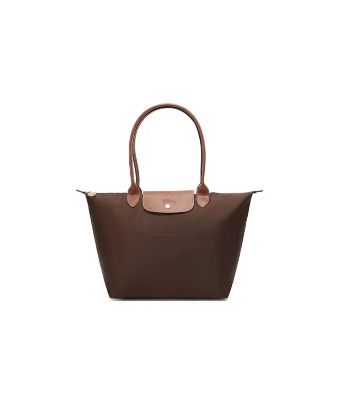 LONGCHAMP Коричневая сумка тоут, фото 1