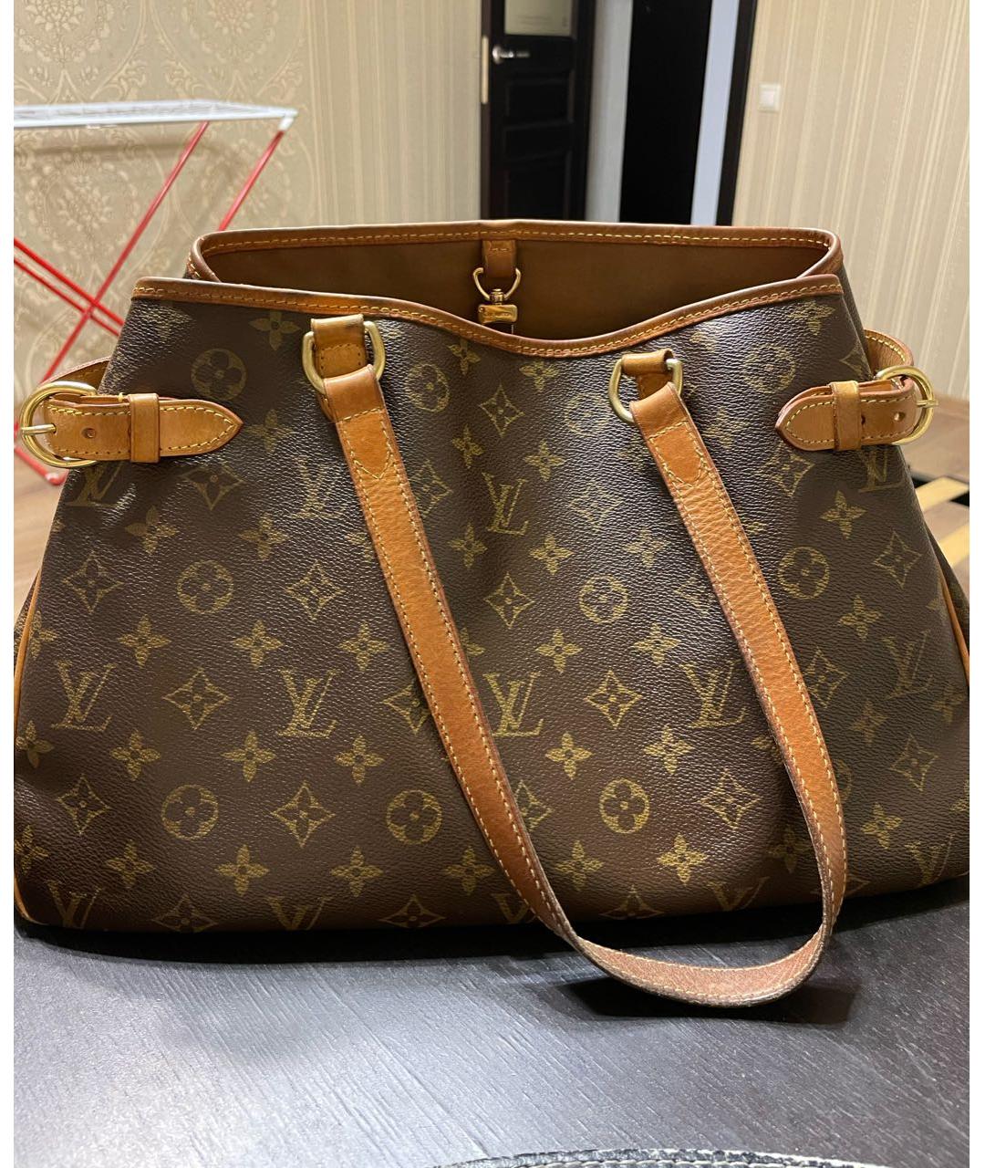 LOUIS VUITTON Коричневая сумка тоут, фото 3