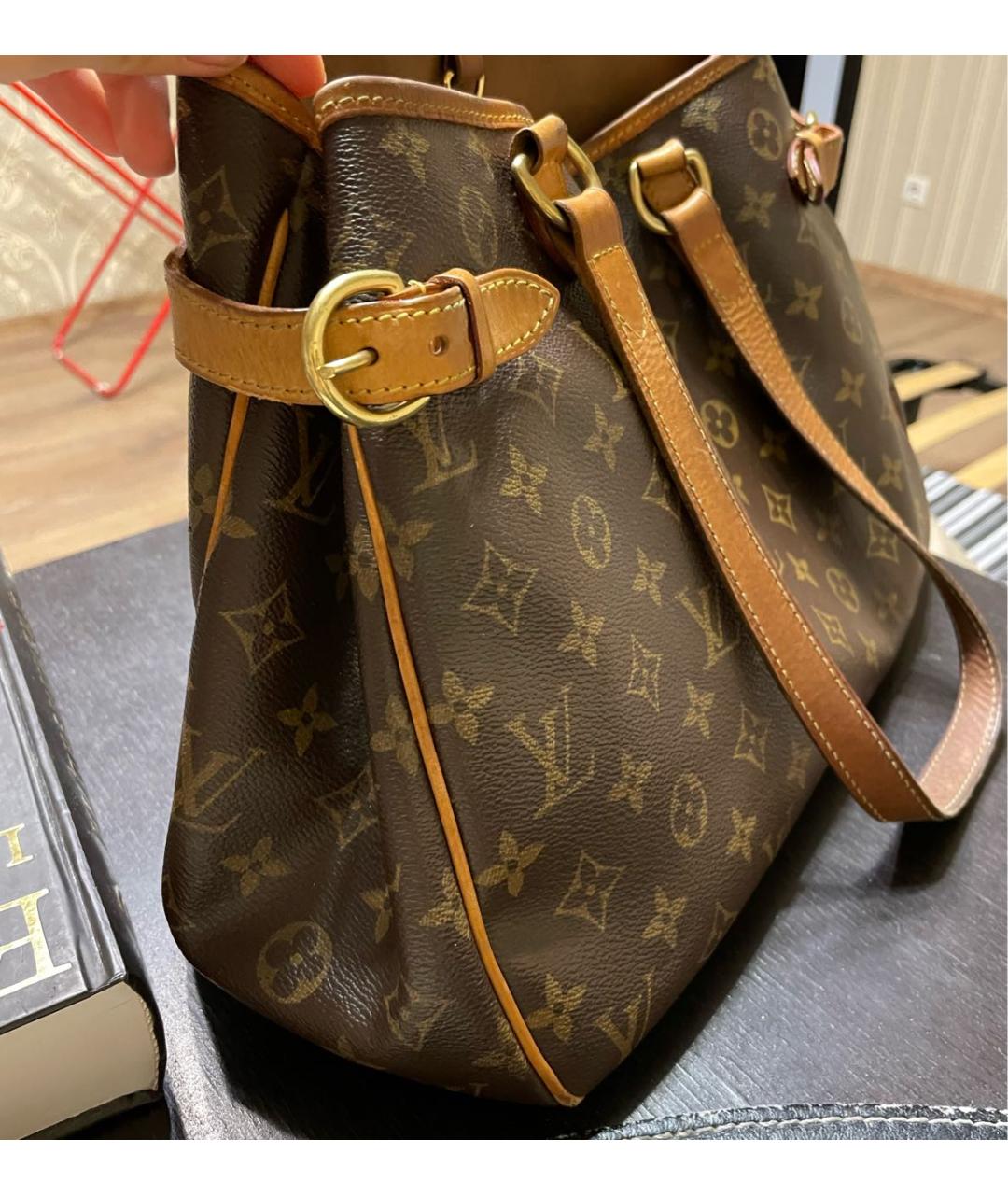 LOUIS VUITTON Коричневая сумка тоут, фото 2