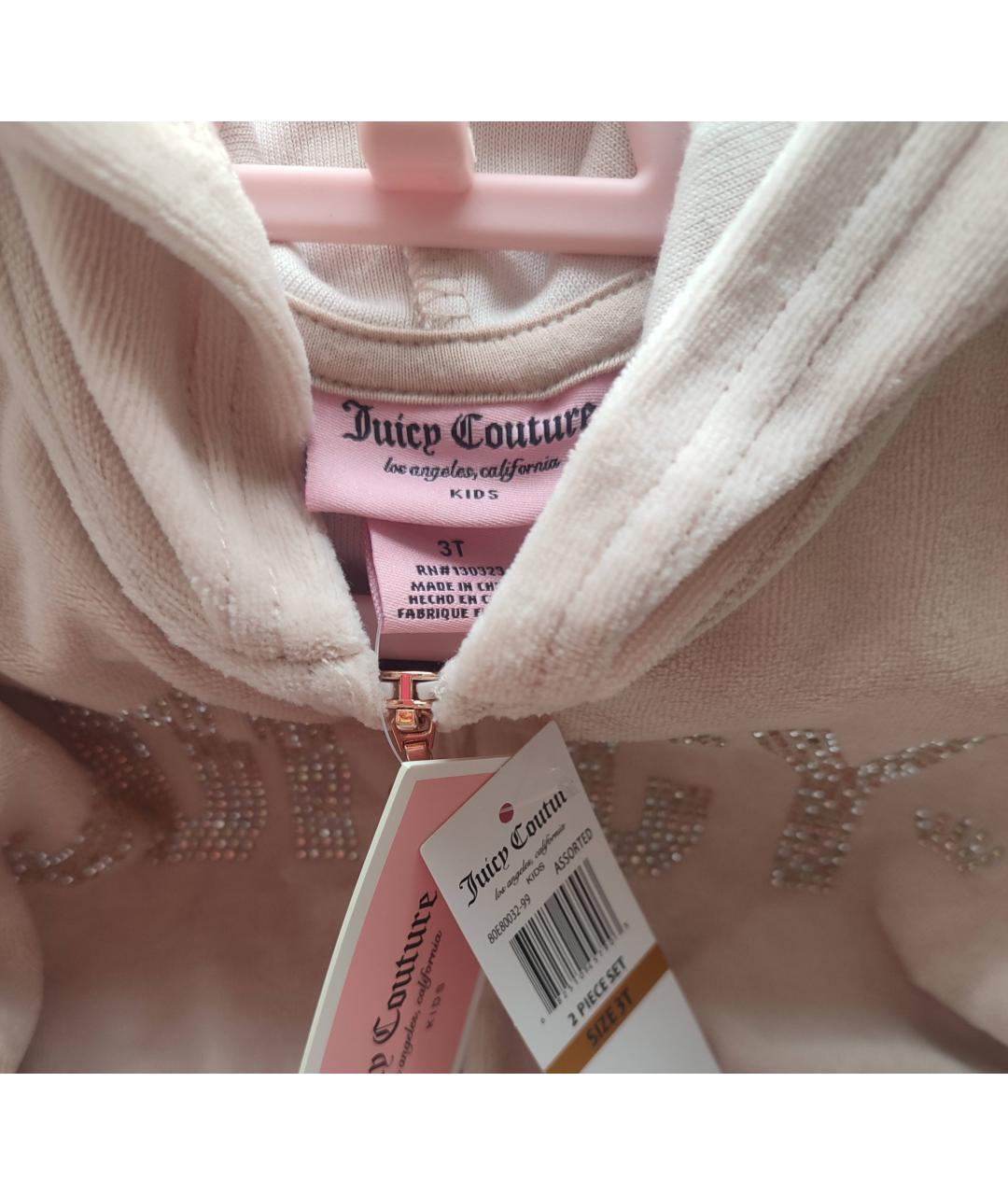 JUICY COUTURE KIDS Бежевый комплект, фото 2