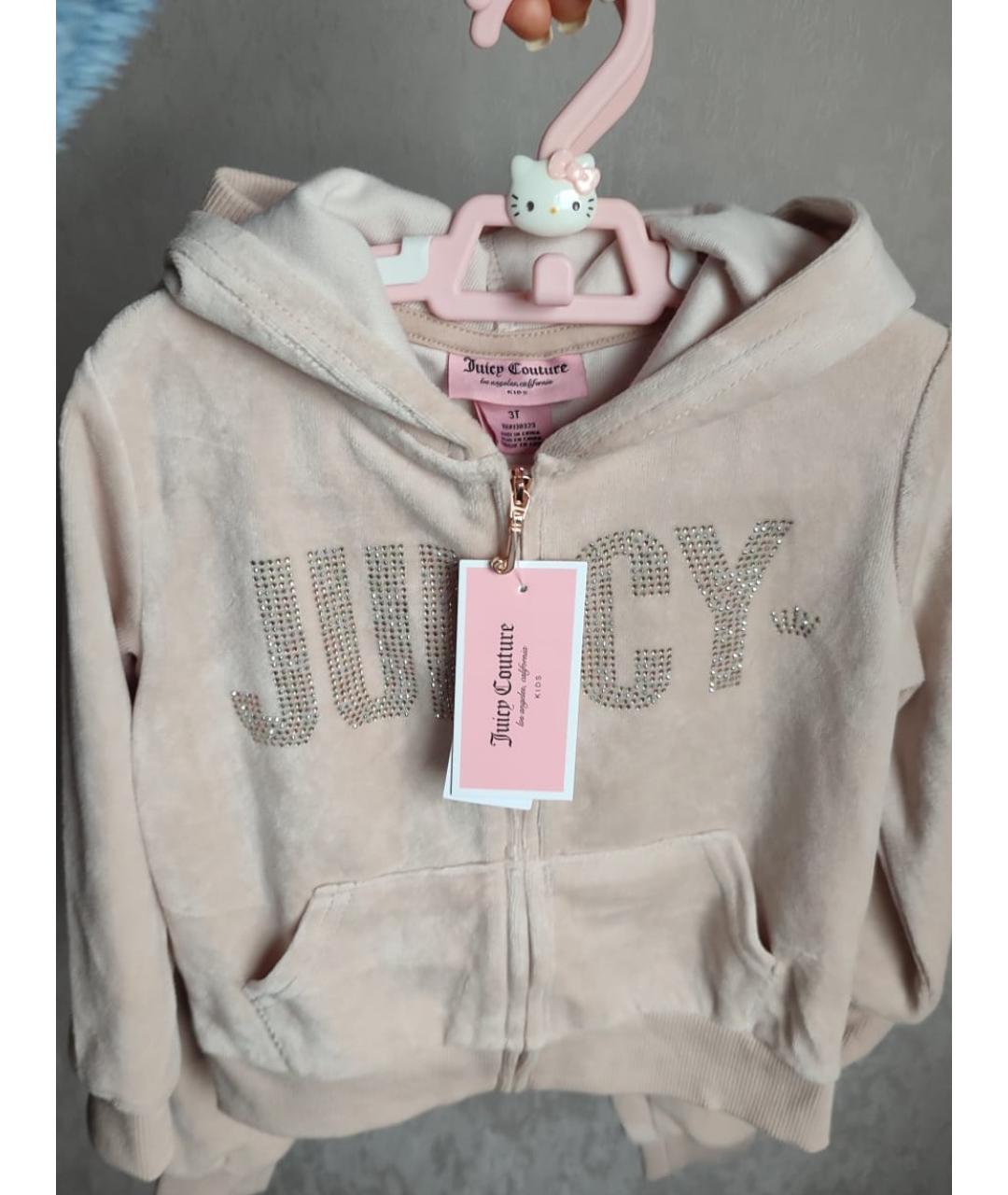 JUICY COUTURE KIDS Бежевый комплект, фото 6