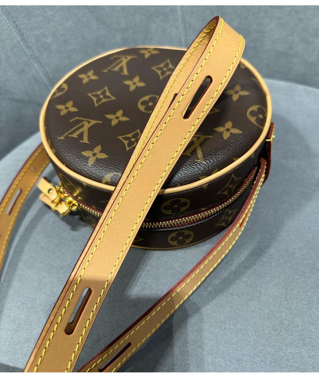 LOUIS VUITTON Коричневая сумка через плечо, фото 6