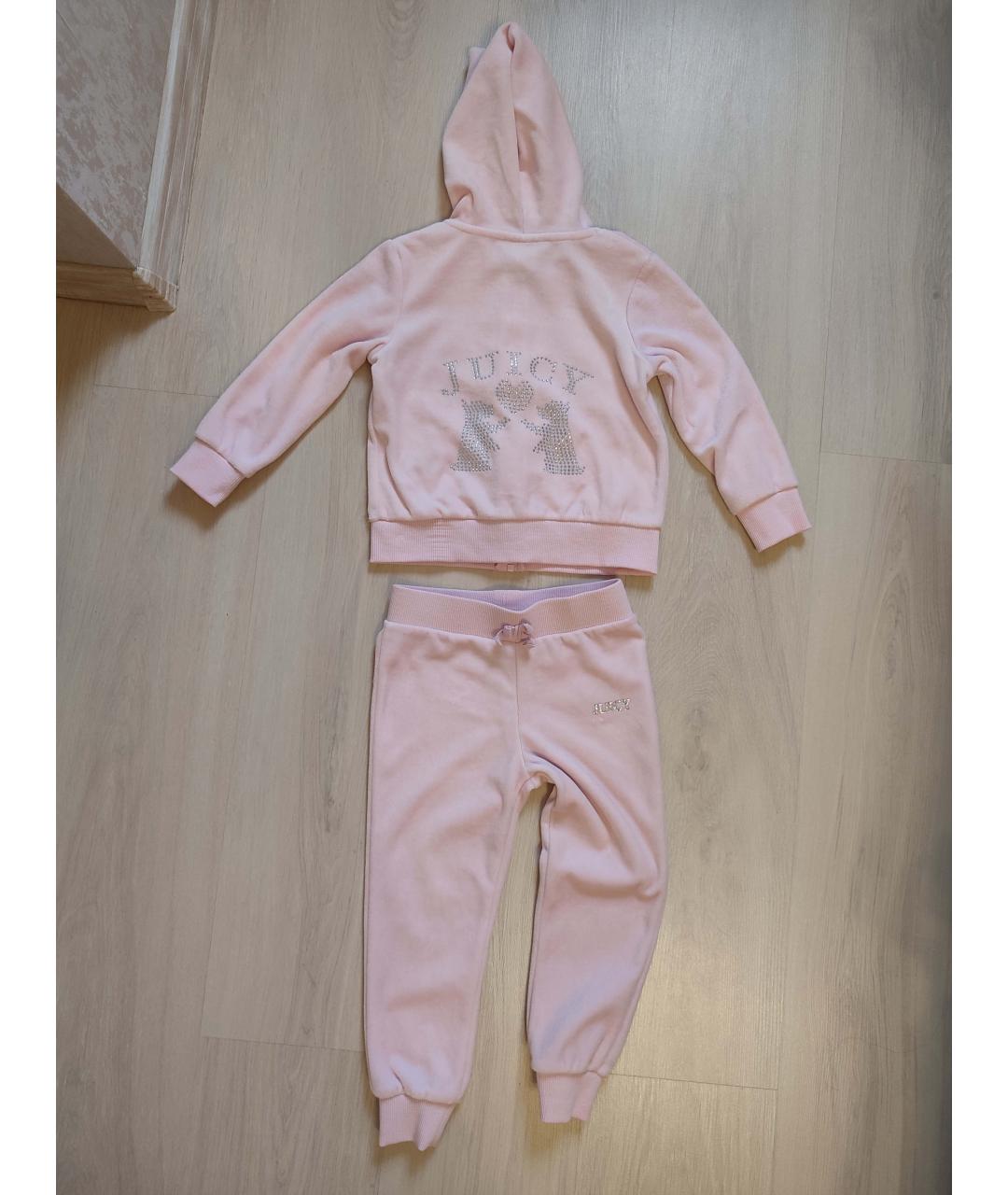 JUICY COUTURE KIDS Розовый комплект, фото 2