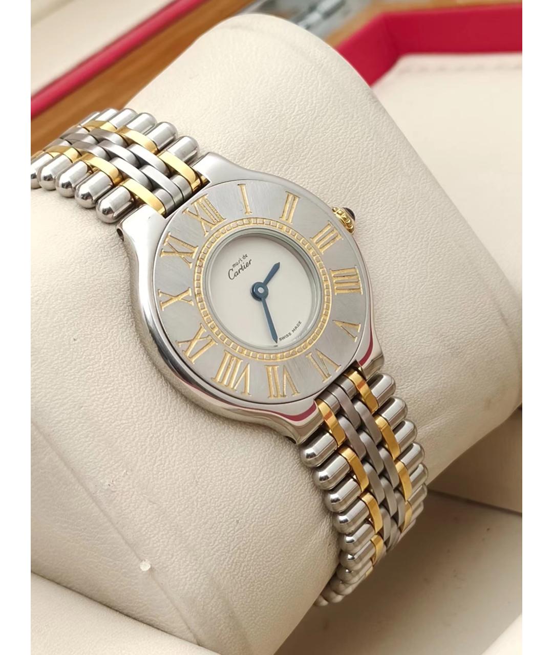 CARTIER Белые часы, фото 4