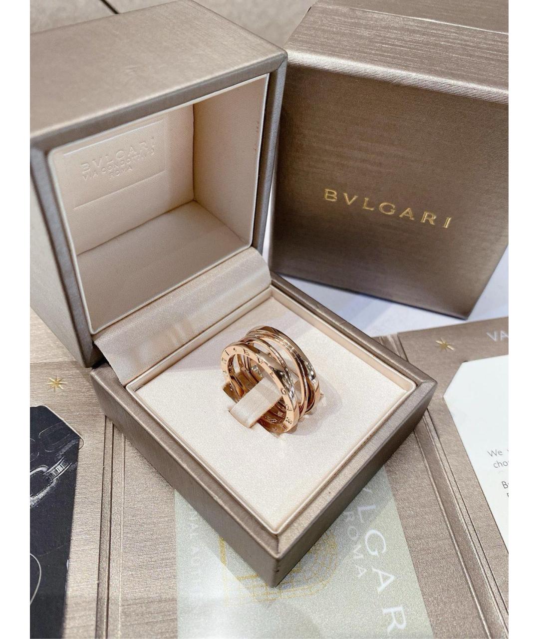 BVLGARI Золотое кольцо из розового золота, фото 2