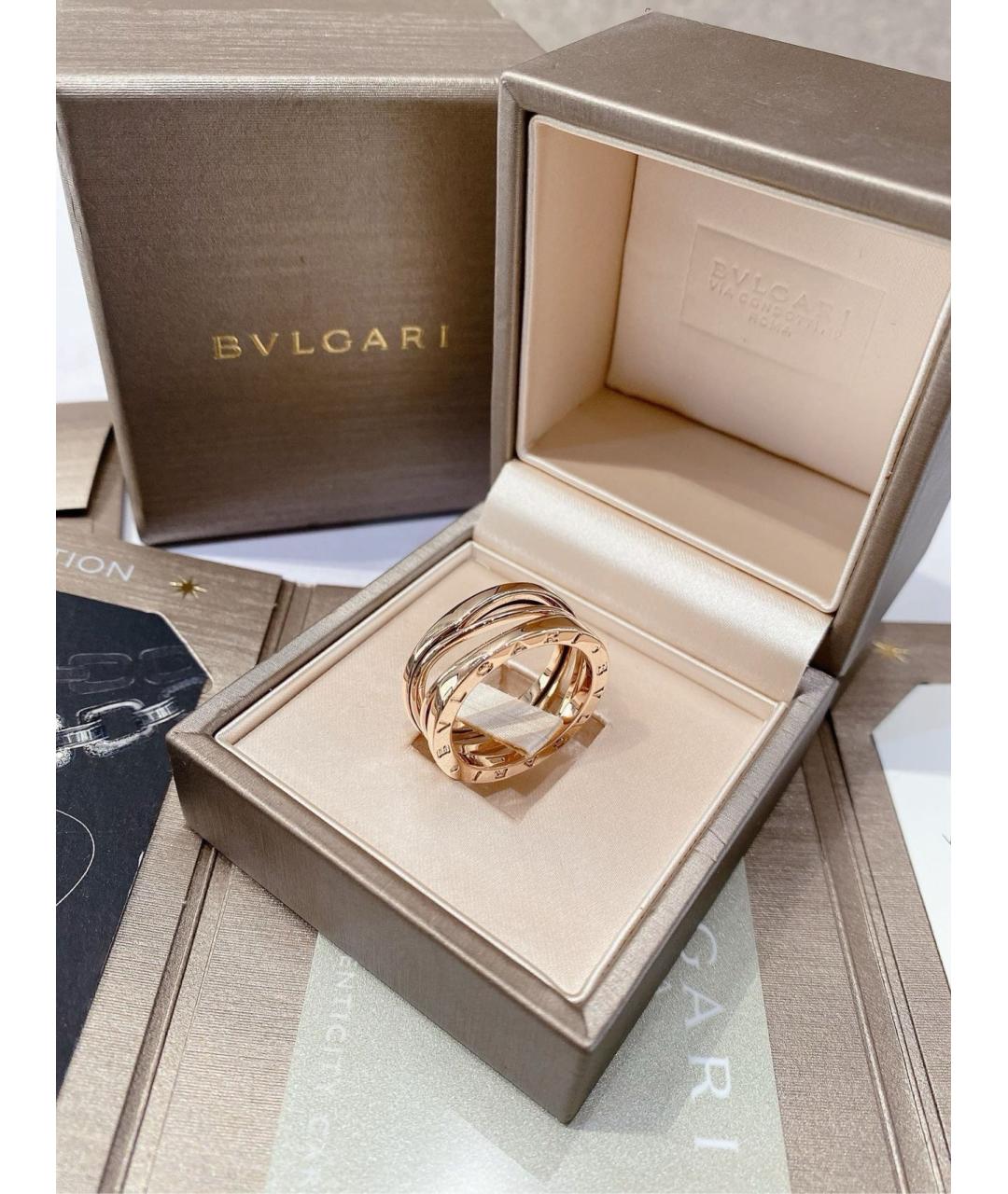 BVLGARI Золотое кольцо из розового золота, фото 9