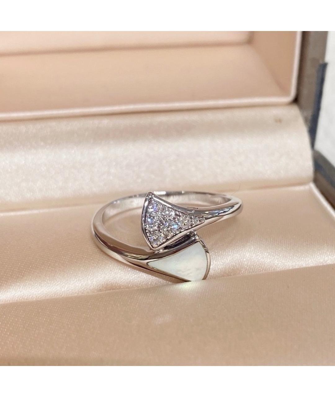 BVLGARI Белое кольцо из белого золота, фото 5