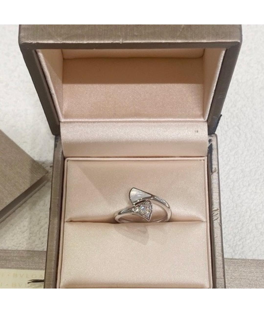 BVLGARI Белое кольцо из белого золота, фото 2