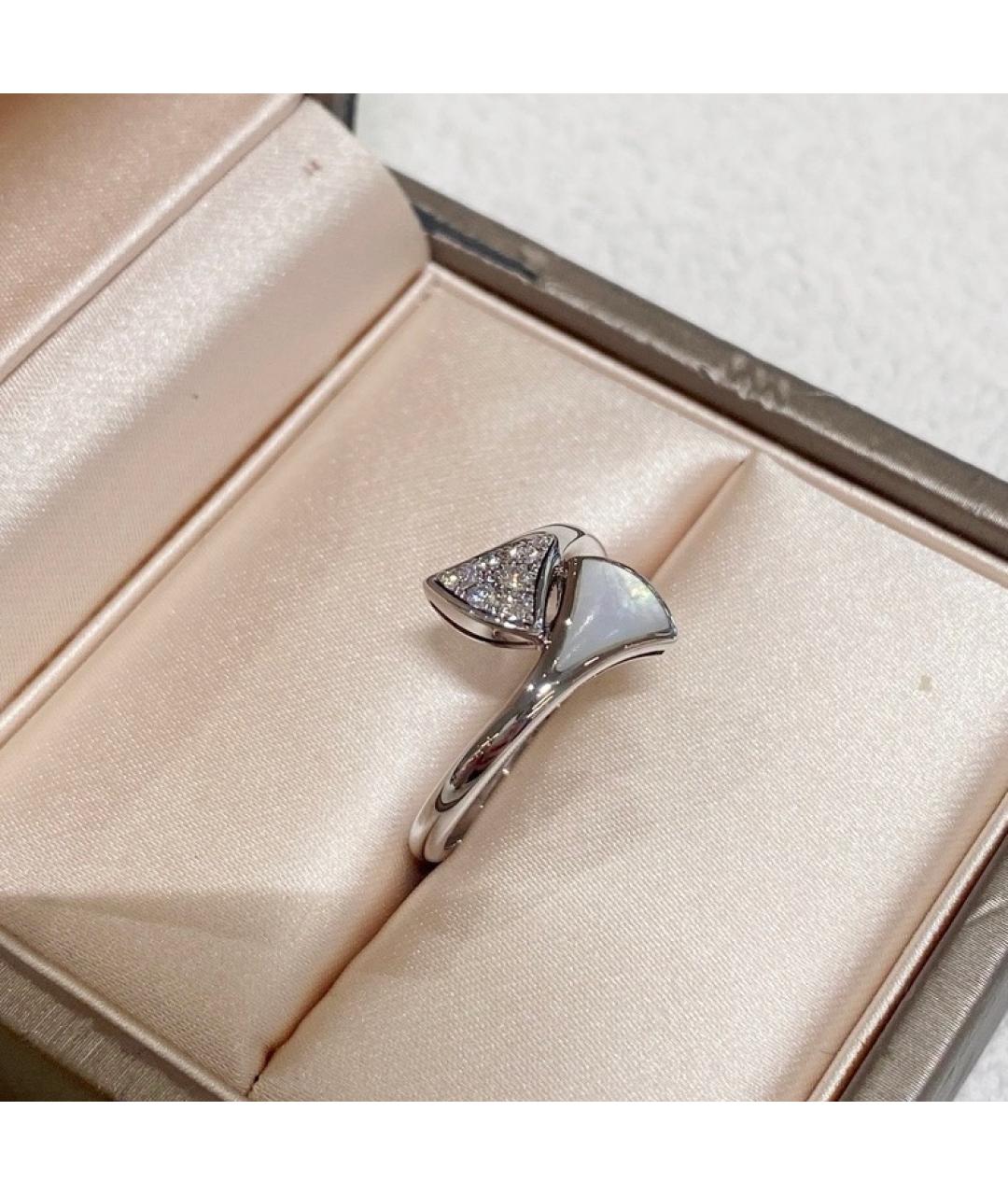 BVLGARI Белое кольцо из белого золота, фото 3