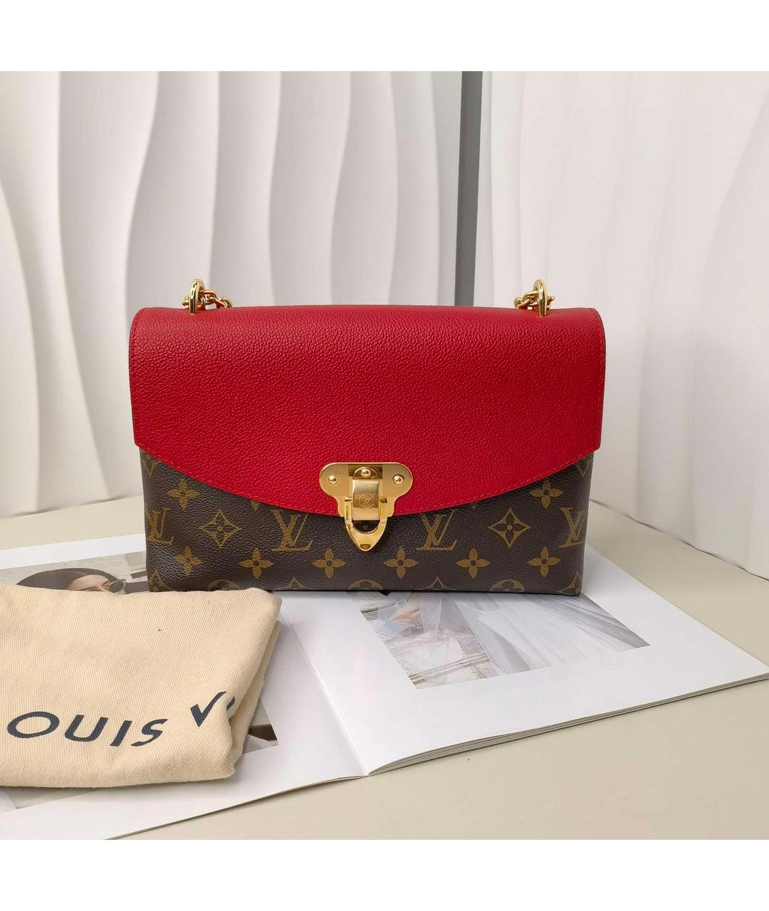 LOUIS VUITTON Красная сумка через плечо, фото 9