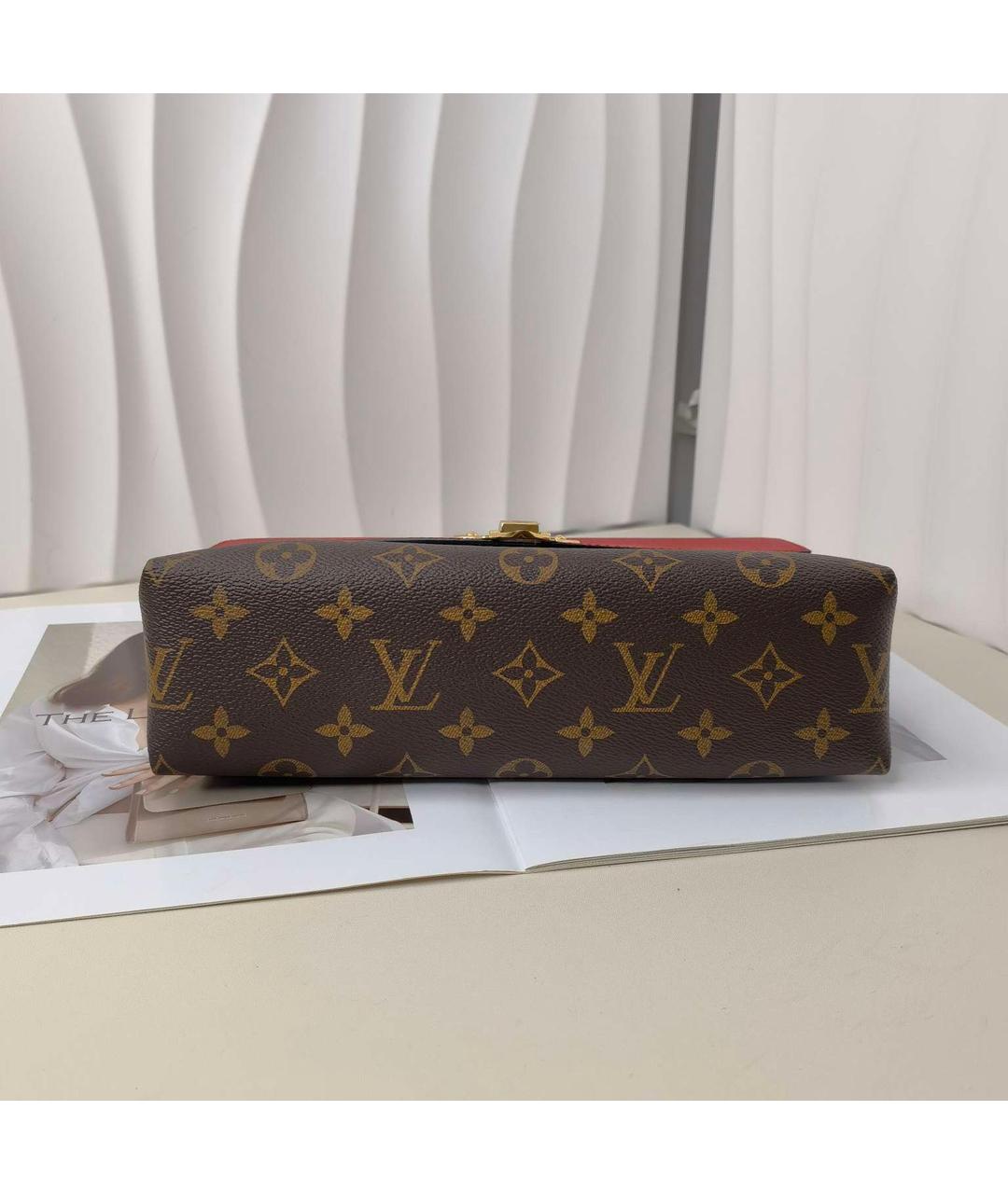 LOUIS VUITTON Красная сумка через плечо, фото 3