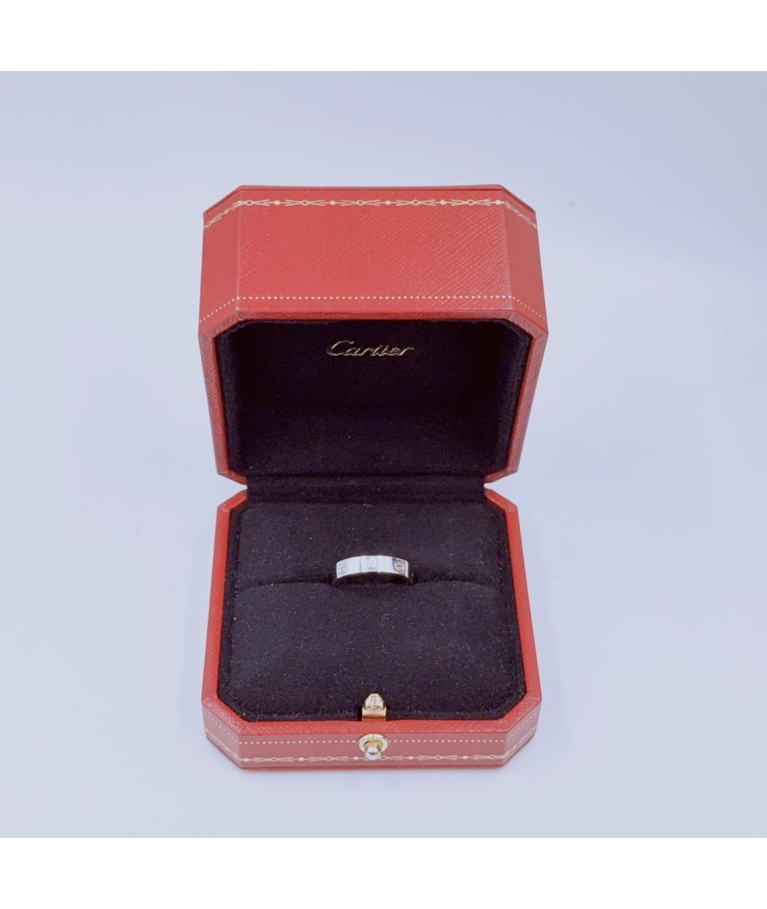 CARTIER Серебряное кольцо из белого золота, фото 5