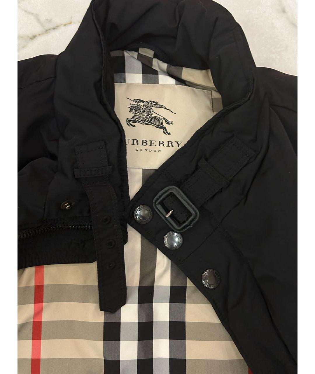 BURBERRY Черный пуховик, фото 3