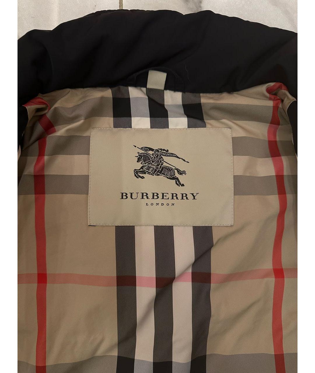 BURBERRY Черный пуховик, фото 7