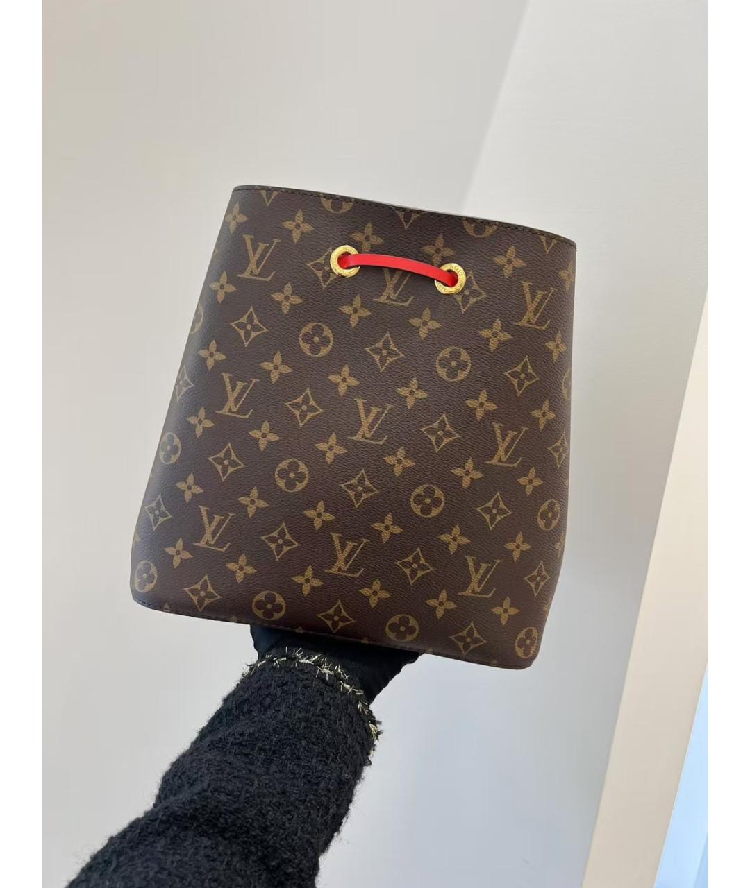 LOUIS VUITTON Коричневая сумка через плечо, фото 3