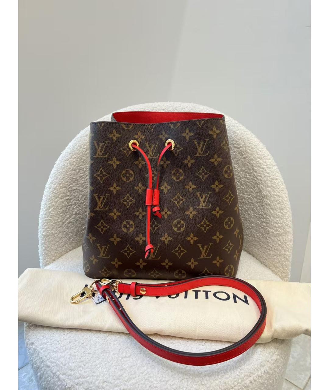 LOUIS VUITTON Коричневая сумка через плечо, фото 10