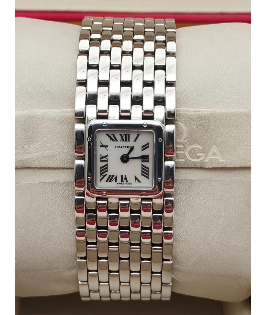 CARTIER Белые часы, фото 7