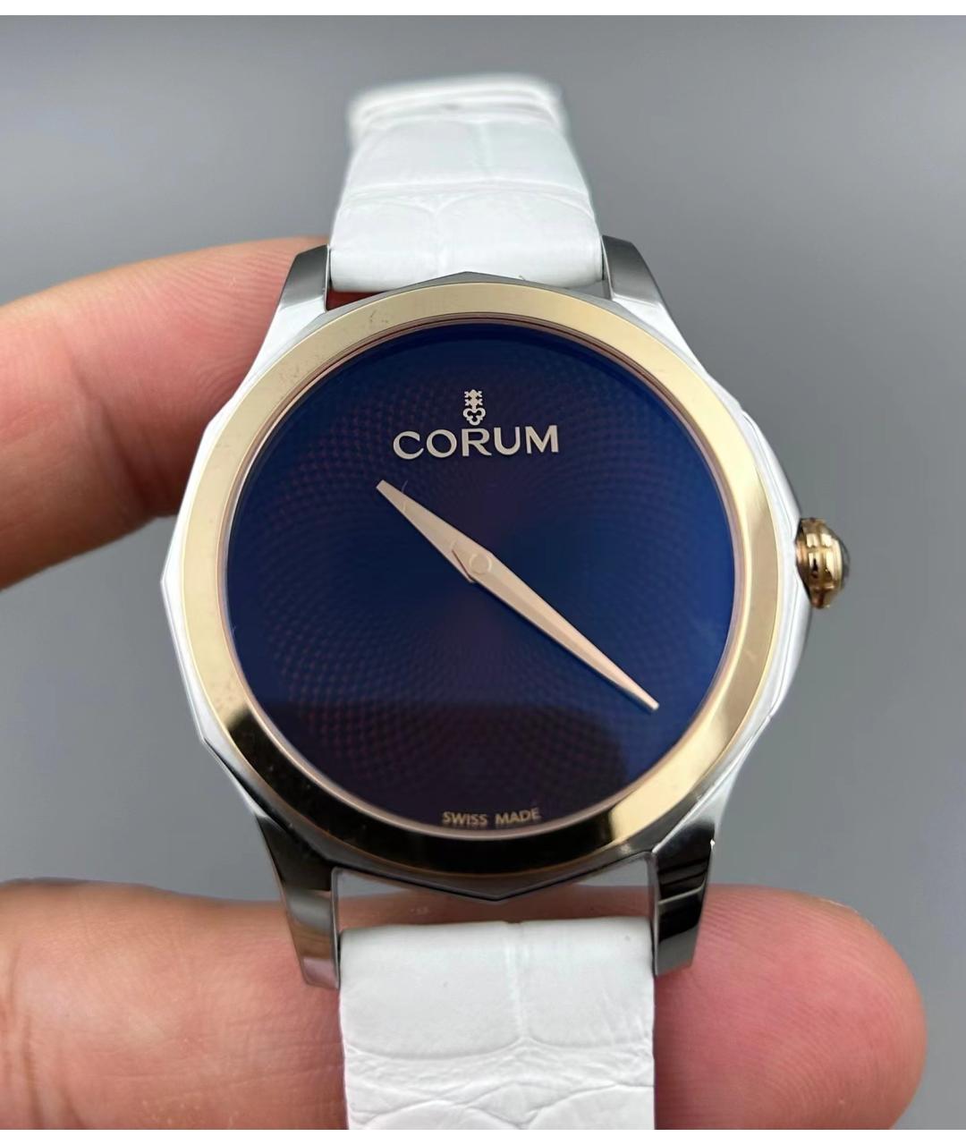 Corum Голубые часы из розового золота, фото 7