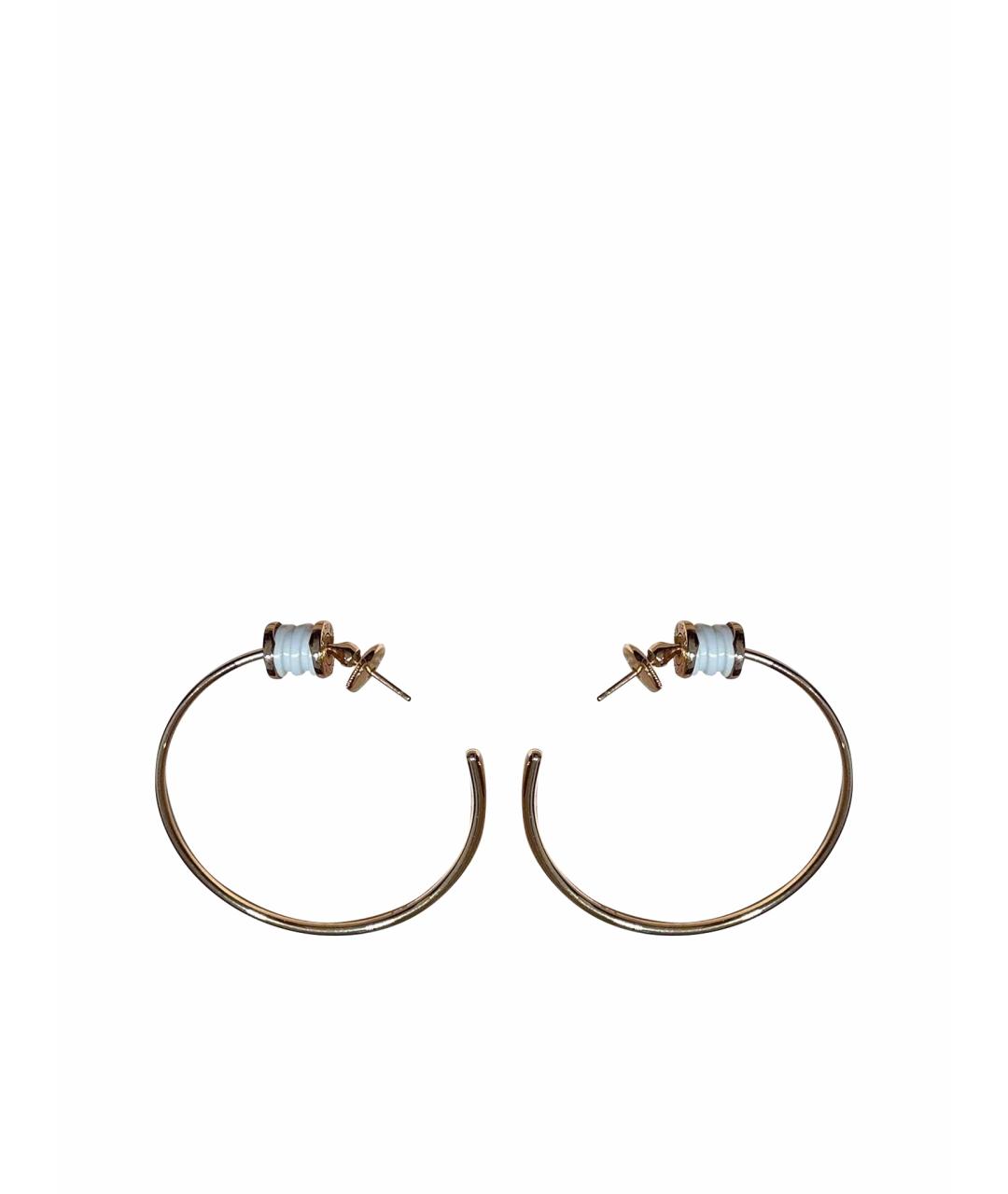 BVLGARI Золотые серьги из розового золота, фото 1