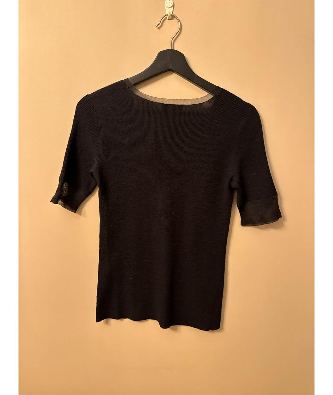 BALENCIAGA Черный шерстяной джемпер / свитер, фото 2