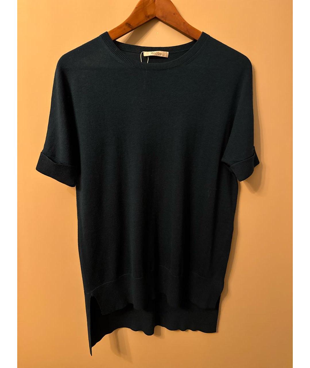 MAX MARA Бирюзовый кашемировый джемпер / свитер, фото 5