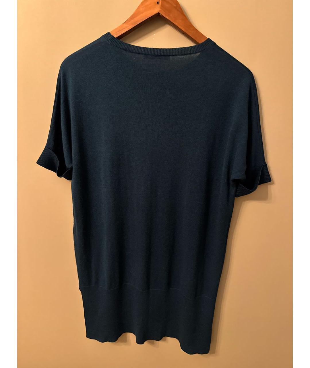 MAX MARA Бирюзовый кашемировый джемпер / свитер, фото 2