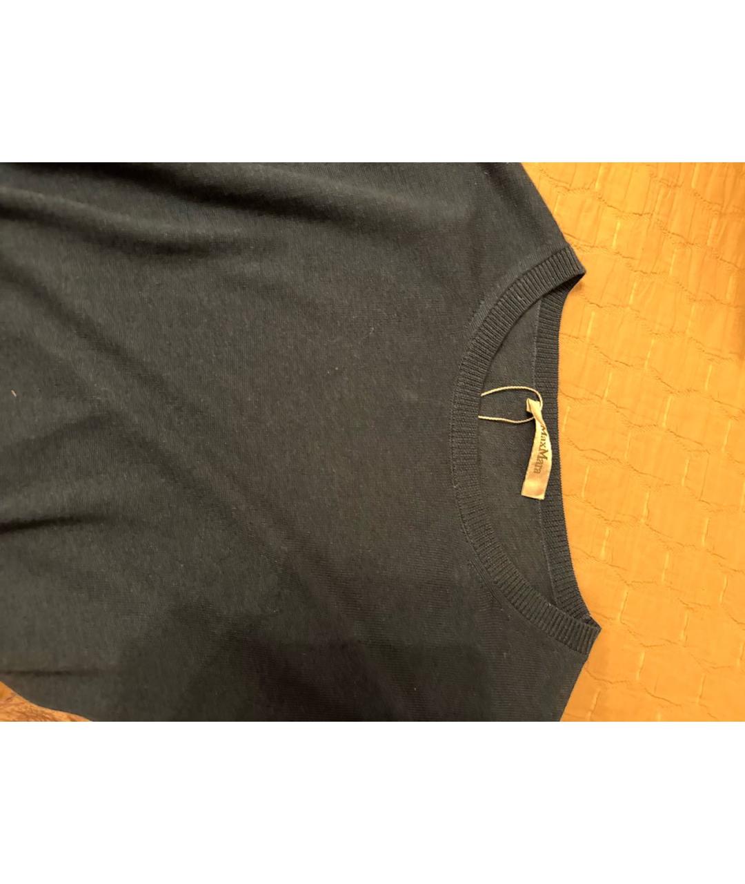 MAX MARA Бирюзовый кашемировый джемпер / свитер, фото 3