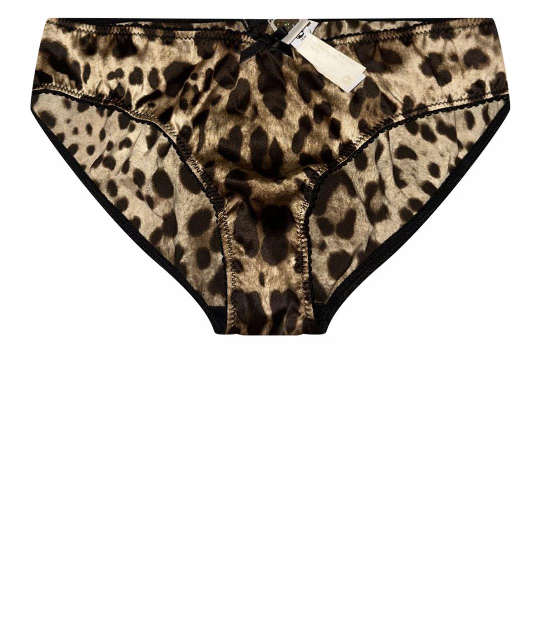 DOLCE&GABBANA Коричневые трусы, фото 1