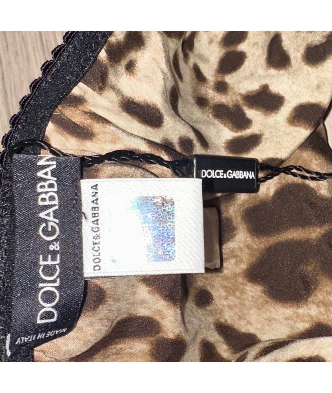 DOLCE&GABBANA Коричневые трусы, фото 4