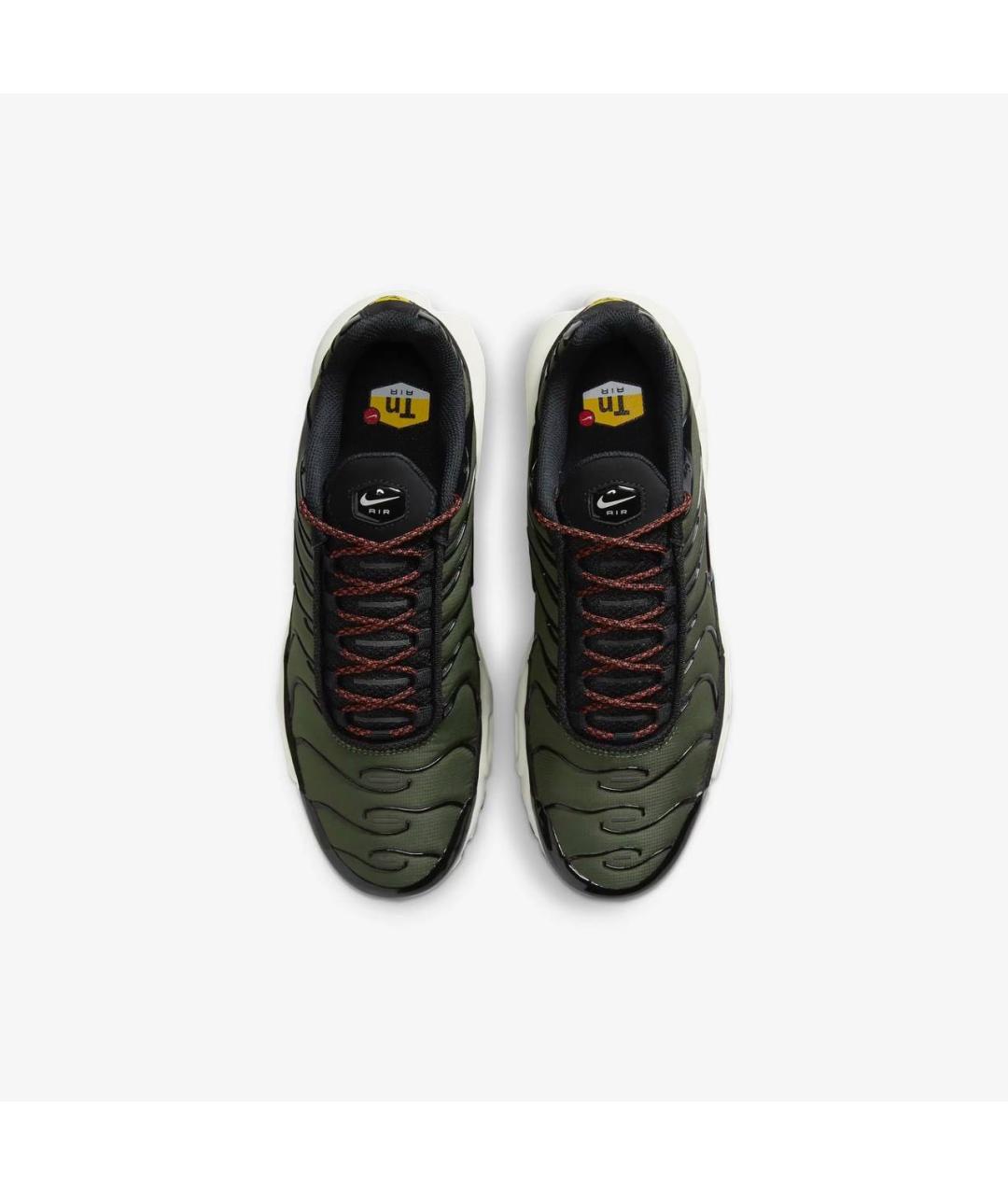 NIKE Хаки текстильные низкие кроссовки / кеды, фото 3