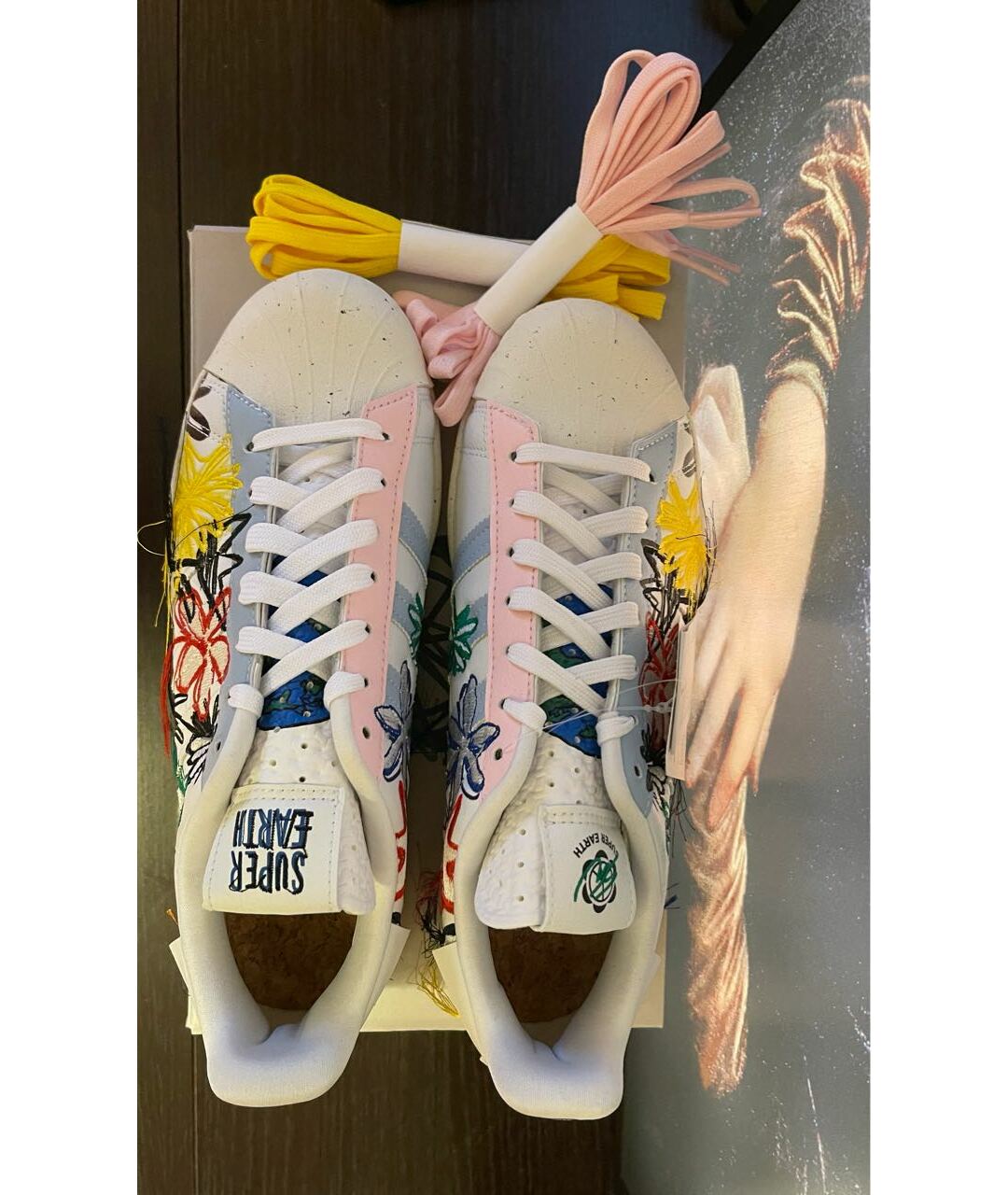 ADIDAS Белые кроссовки, фото 4