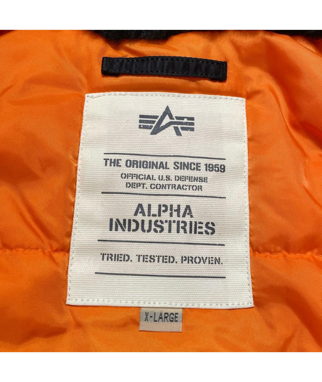 ALPHA INDUSTRIES Черная куртка, фото 7