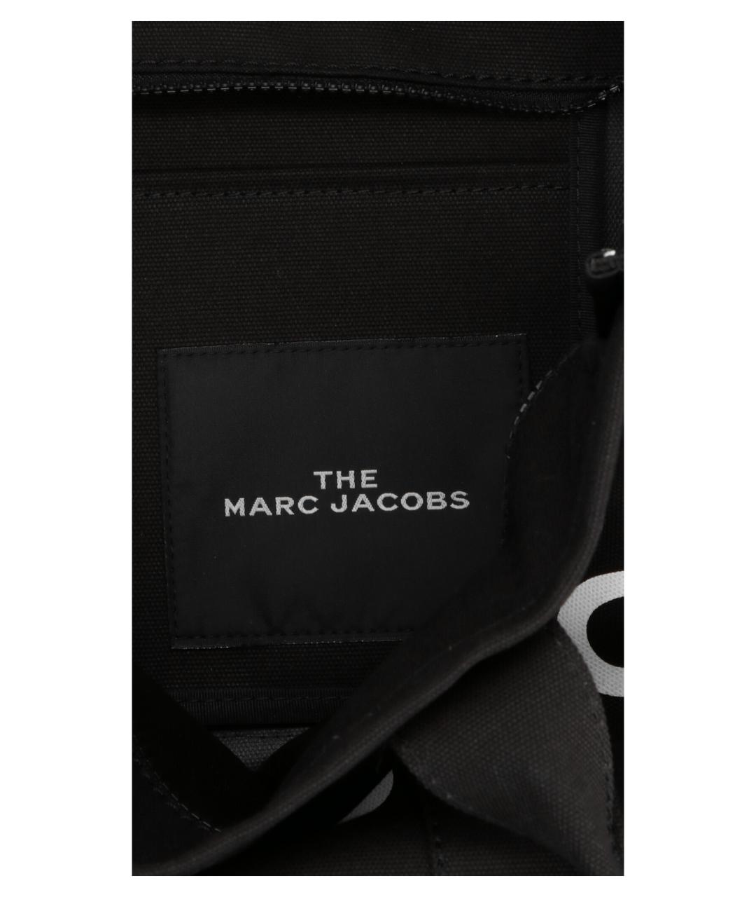 MARC JACOBS Черная хлопковая сумка тоут, фото 3