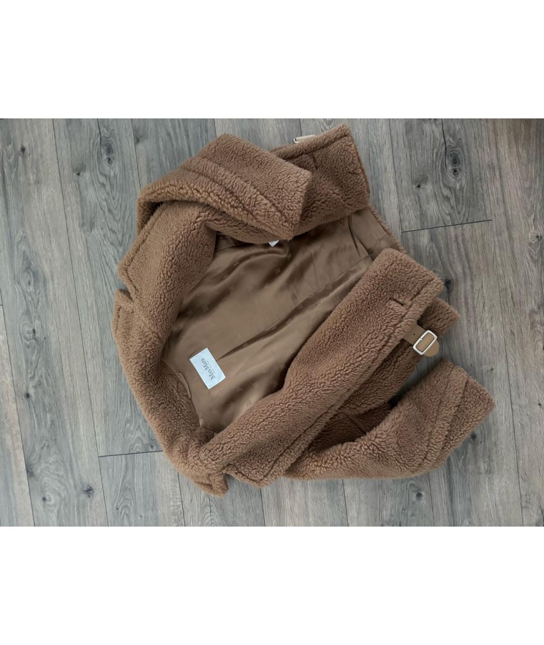 MAX MARA Красная меховая шуба, фото 4