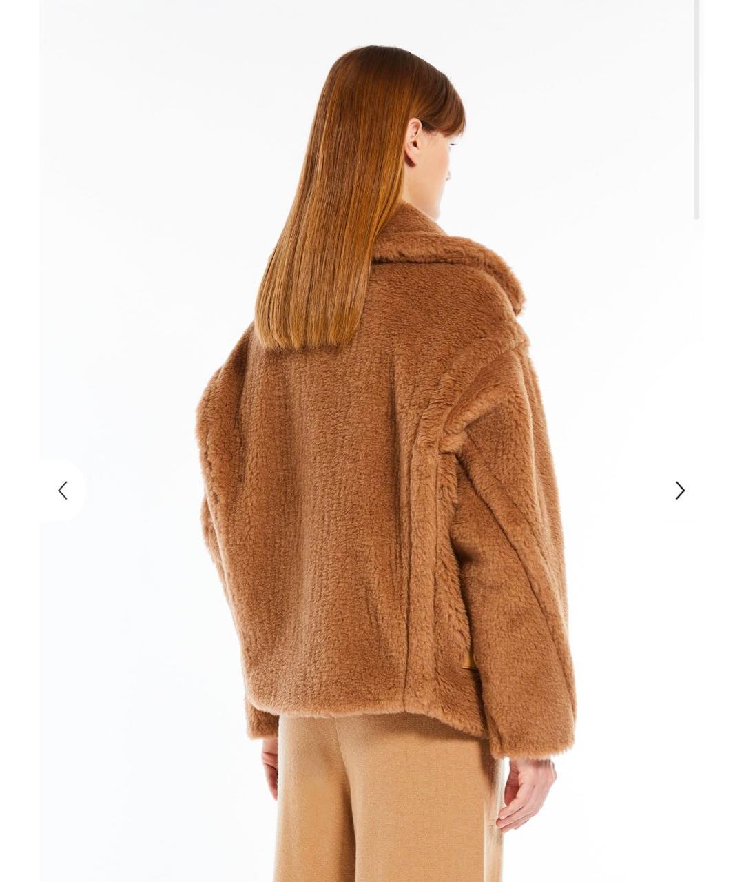 MAX MARA Красная меховая шуба, фото 3